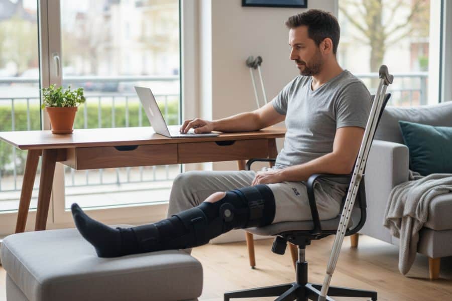 Arrêt de travail après l&rsquo;opération du ligament croisé antérieur (LCA)